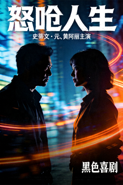 《怒呛人生》剧集海报 - 史蒂文·元、黄阿丽主演的黑色喜剧